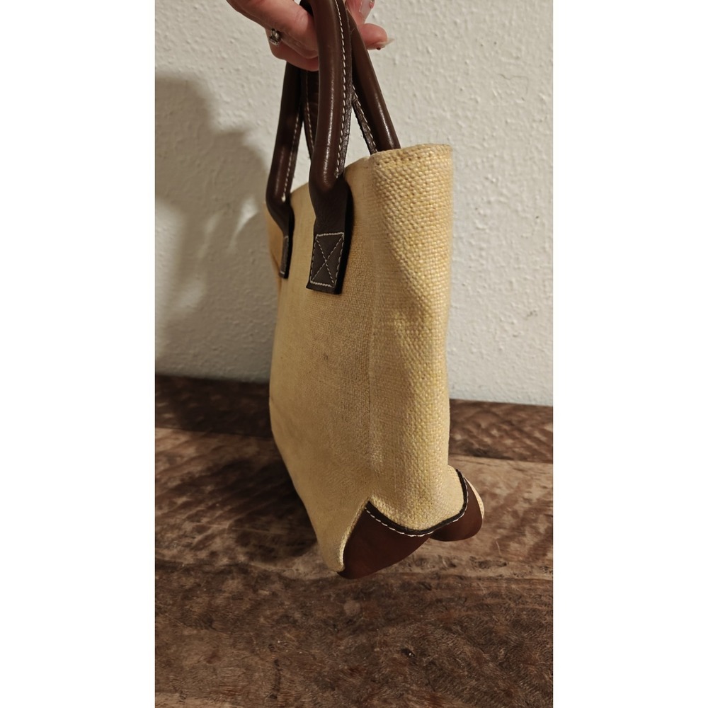 Chris Birchfield  Woven Bag Leather Trim - Picture 8 of 13
